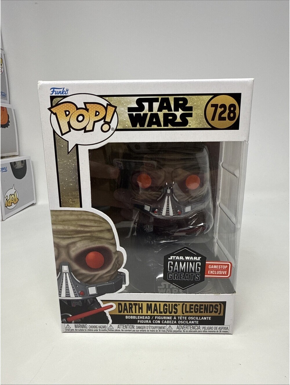 Funko Pop! Star Wars Legends Darth Malgus #728 GameStop Exclusive Vinyl